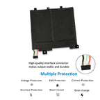 L17C2PB2 Laptop Battery for Lenovo, 7.7V 39Wh 5070mAh, showing internal unit and multi-colored connector wires