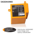 EAC63419403 Battery for LG CordZero R9 R9MASTER Robot Vacuum — 21.6V 99.36Wh