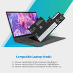 L20L3PG2 Laptop Battery for Lenovo IdeaPad, 42Wh, showing internal unit with labels and connector