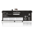 L21L4PG1 Replacement Laptop Battery for Lenovo, 15.36V 2995mAh, front view of slim black internal battery with connector wire