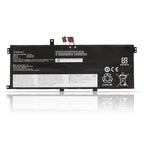 L21L4PG1 Replacement Laptop Battery for Lenovo, 15.36V 2995mAh, front view of slim black internal battery with connector wire