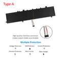 L18M4PF1 Laptop Battery for Lenovo Yoga, 69Wh 4500mAh, showing large internal unit and mounting tabs