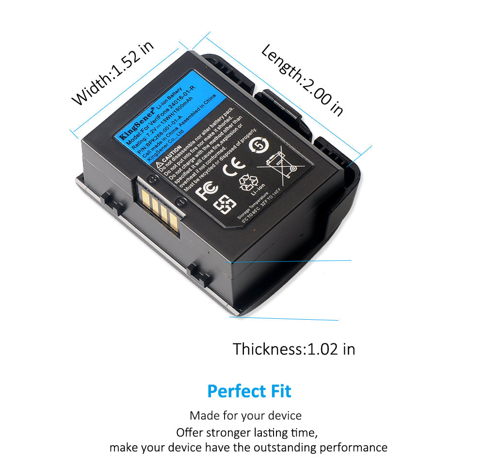 Verifone-24016-01-R-1800mAh-Battery